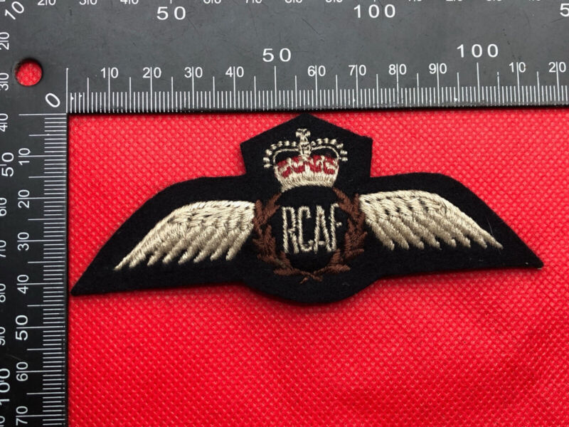 Canadian Air Force Royal Canadian Air Force RCAF Pilots Wings Queen's Crown - The Militaria Shop