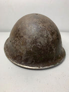 Mk3 Canadian / British Army Original WW2 Turtle Helmet High Rivet - The Militaria Shop