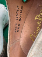 Original WW2 British Army Women's White Summer Shoes - ATS WAAF - Size 230s - The Militaria Shop
