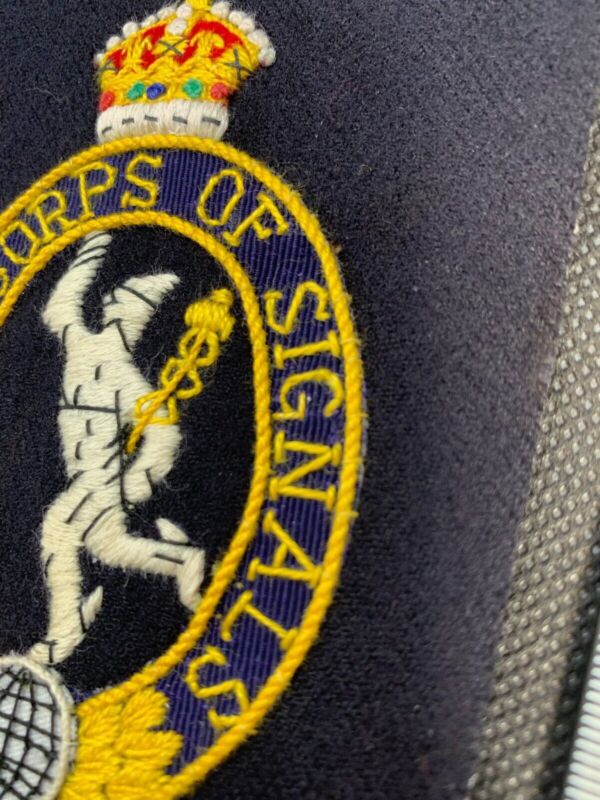 British Army Royal Corps of Signals Regiment Embroidered Blazer Badge - The Militaria Shop
