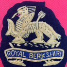 British Army Royal Berkshire Regimental Embroidered Blazer Badge - The Militaria Shop