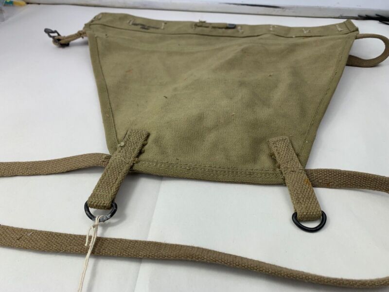 Original WW2 US Army M1928 Haversack Pack Tail - 1944 Dated - The Militaria Shop