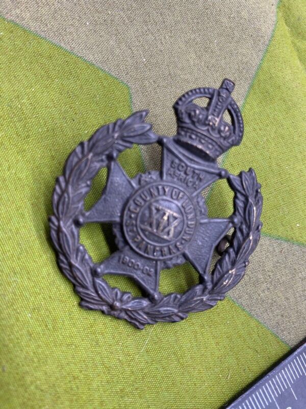 WW1 British Army City of London St. Pancras ORIGINAL Cap Badge - The Militaria Shop