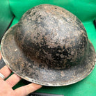 British Army Mk2 Brodie Helmet - Original WW2 - South African Manufactured - The Militaria Shop