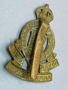 Original WW1 / WW2 British Army - Royal Army Ordnance Corps Cap Badge - The Militaria Shop