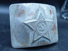 Original WW2 USSR Russian Soldiers Army Brass Belt Buckle - The Militaria Shop