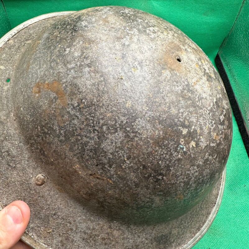 British Army Mk2 Brodie Helmet - Original WW2 - South African Manufactured - The Militaria Shop