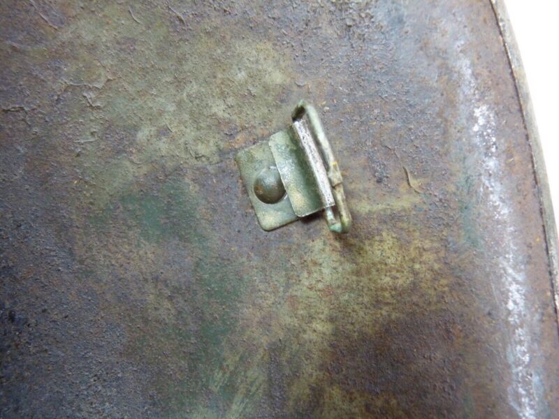 Original Mk3 Canadian / British Army WW2 Turtle Helmet High Rivet - The Militaria Shop