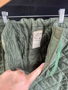 Genuine British Army Green Extreme Cold Weather Combat Liner Trousers-Size 76/82 - The Militaria Shop