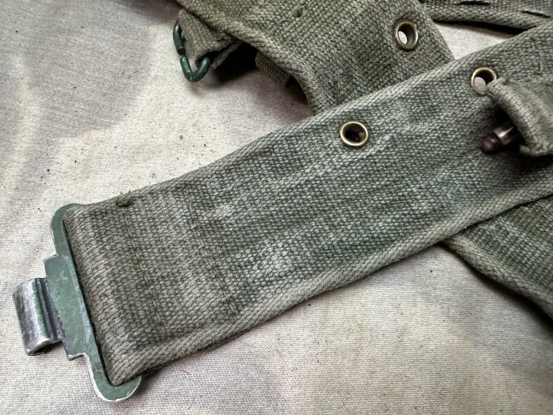 Original WW2 British Army 44 Pattern Soldiers Belt - 36" Waist - The Militaria Shop