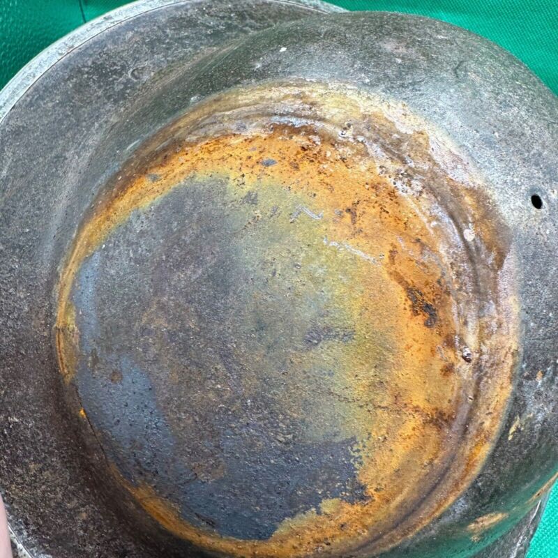 British Army Mk2 Brodie Helmet - Original WW2 - South African Manufactured - The Militaria Shop