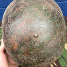 WW2 Canadian Army Mk3 Turtle Helmet - Original Helmet Shell - High Rivet - The Militaria Shop