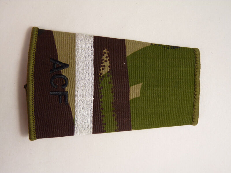 DPM Rank Slides / Epaulette Single Genuine British Army - Army Cadet Force - The Militaria Shop