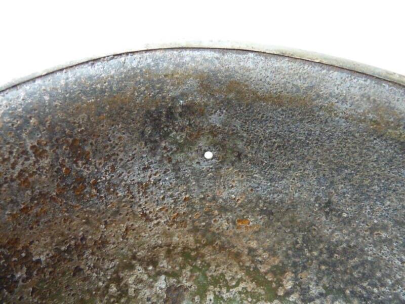 Original WW2 British / Canadian Army Mk3 High Rivet Turtle Army Combat Helmet - The Militaria Shop