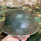 Original WW2 British Style South African Mk2 Army Combat Helmet - The Militaria Shop
