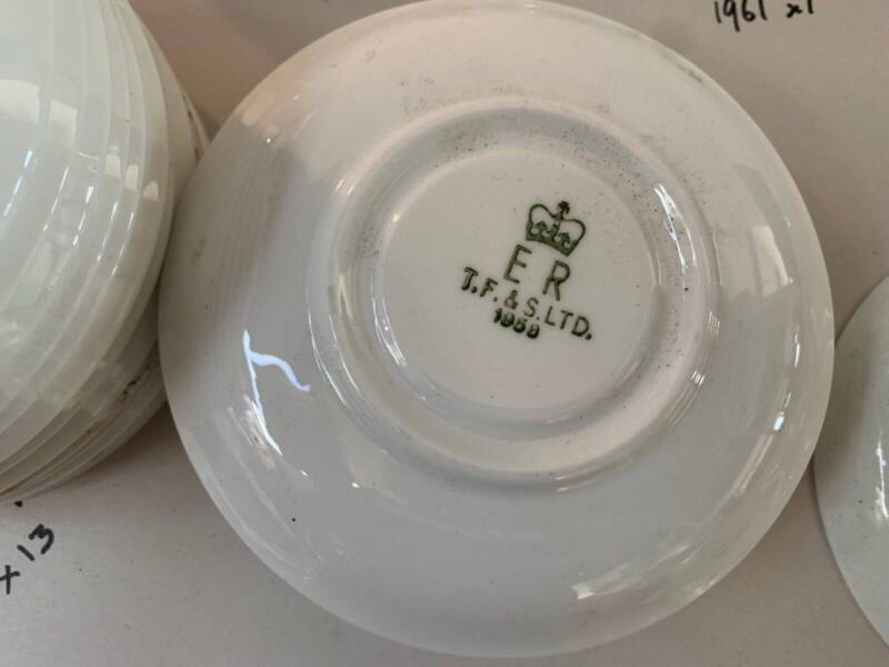 Genuine British Army Officers Mess Porcelain Coffee / Tea Saucer - The Militaria Shop