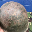 WW2 Canadian Army Mk3 Turtle Helmet - Original Helmet Shell - High Rivet - The Militaria Shop