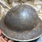 British Army Mk2 Brodie Helmet - Original WW2 - South African Manufactured - The Militaria Shop