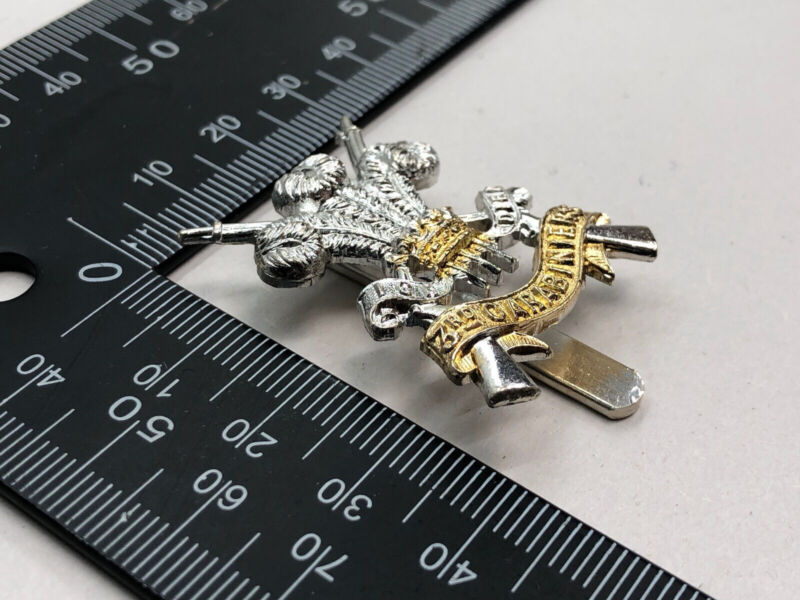 Genuine British Army Cap Badge - 3rd Carabiniers - The Militaria Shop