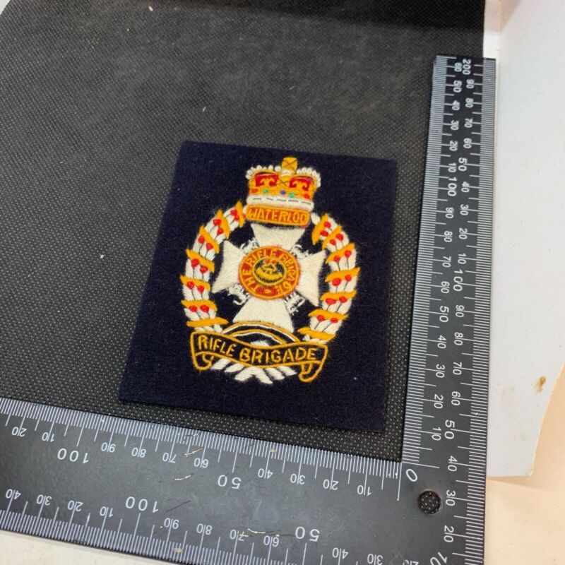 British Army The Rifle Brigade Regiment Embroidered Blazer Badge - The Militaria Shop