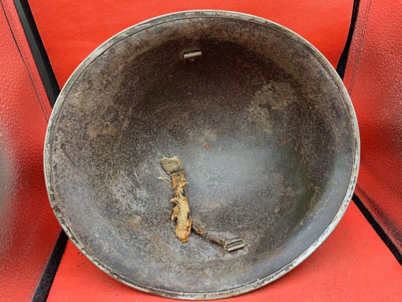 Mk3 Turtle Helmet - Original WW2 British / Canadian Army Combat Helmet - The Militaria Shop