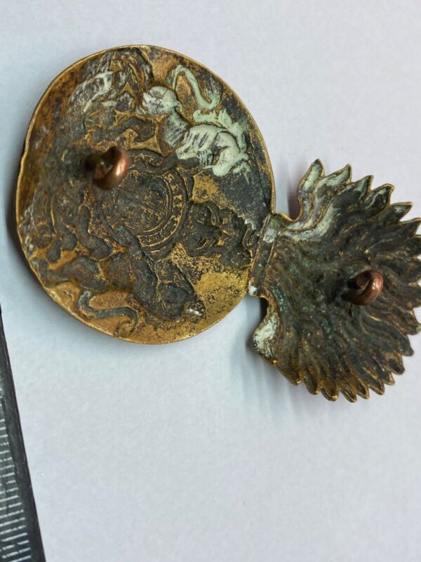 Original British Army Royal Scots Fusiliers Busby / Cap / Pouch Badge - The Militaria Shop