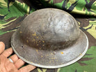 British Army Mk2 Brodie Helmet - Original WW2 - South African Manufactured - The Militaria Shop