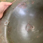 Original WW2 British Style South African Mk2 Army Combat Helmet - The Militaria Shop