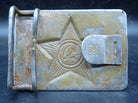 Original WW2 USSR Russian Soldiers Army Brass Belt Buckle - The Militaria Shop