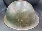 Original WW2 British Army / Canadian Army Mk3 Turtle Combat Helmet - The Militaria Shop