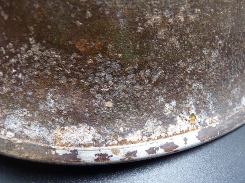 Mk3 Canadian / British Army Original WW2 Turtle Helmet High Rivet - The Militaria Shop