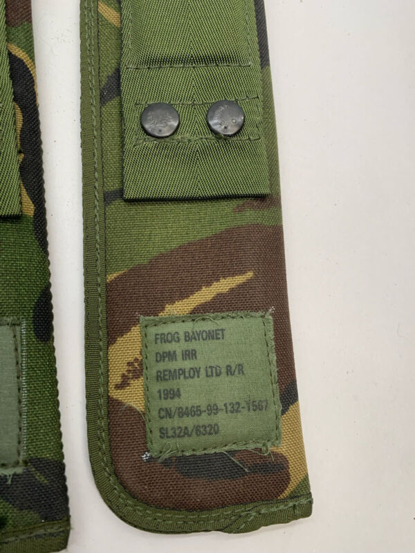Genuine British Army Woodland DPM IRR PLCE Frog Scabbard - The Militaria Shop
