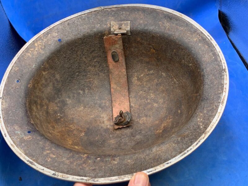 Original WW2 British Army South African Made Combat Helmet Mk2 Brodie - The Militaria Shop