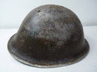 Original WW2 British / Canadian Army Mk3 High Rivet Turtle Army Combat Helmet - The Militaria Shop