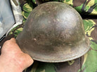 British / Canadian Army Mark 3 Turtle Helmet - Original WW2 Combat Helmet - The Militaria Shop