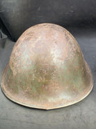 Original WW2 British Army / Canadian Army Mk3 Turtle Combat Helmet - The Militaria Shop