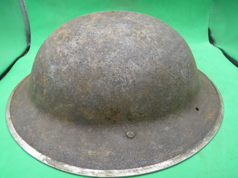 Original WW2 South African Army Mk2 Brodie Helmet - British Style Combat Helmet - The Militaria Shop