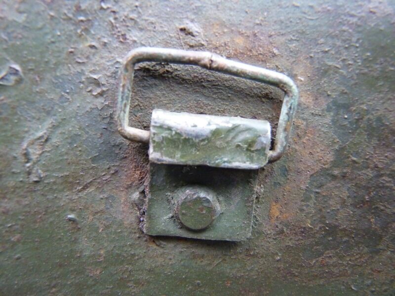 Original WW2 British / Canadian Mk3 Turtle Helmet Untouched Paint - The Militaria Shop