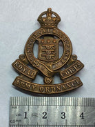 Original British Army WW1 / WW2 Royal Army Ordnance Corps Cap Badge - The Militaria Shop