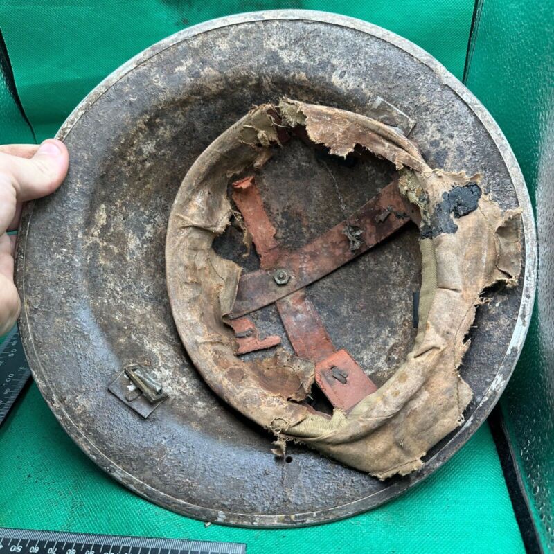 British Army Mk2 Brodie Helmet - Original WW2 - South African Manufactured - The Militaria Shop