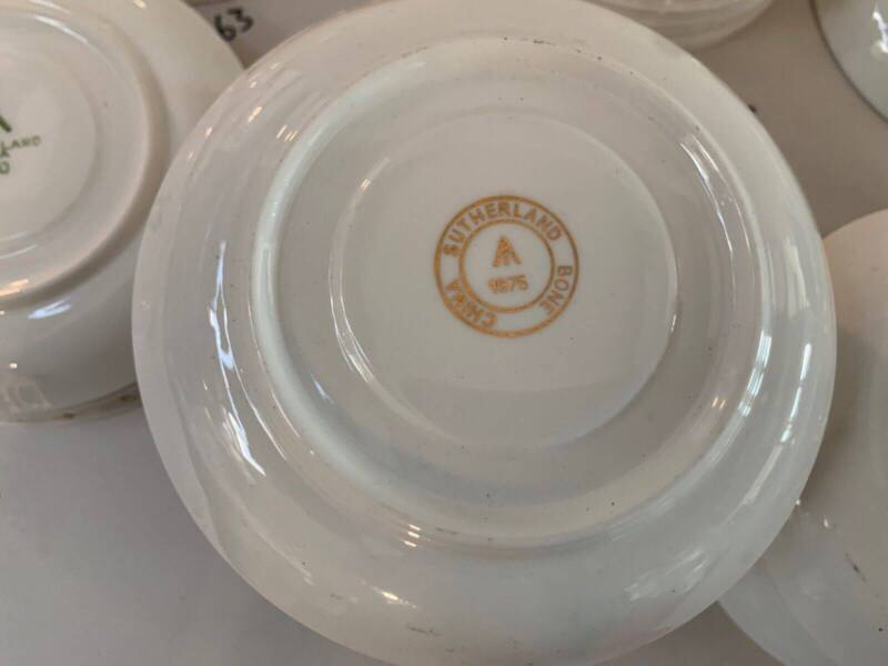 Genuine British Army Officers Mess Porcelain Coffee / Tea Saucer - The Militaria Shop