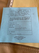 Original British Army Sealed Standard Patter - 8622B Laminate Cloth Olive Drab - The Militaria Shop