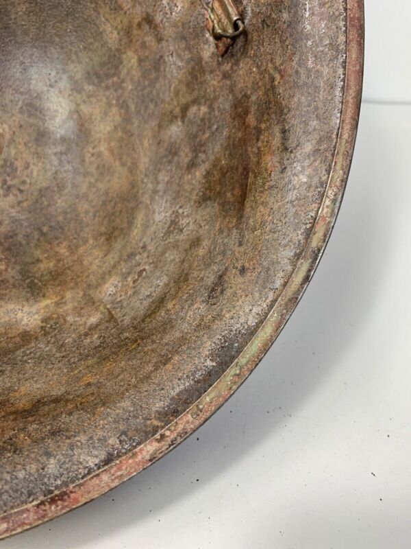 Mk3 Canadian / British Army Original WW2 Turtle Helmet High Rivet - The Militaria Shop
