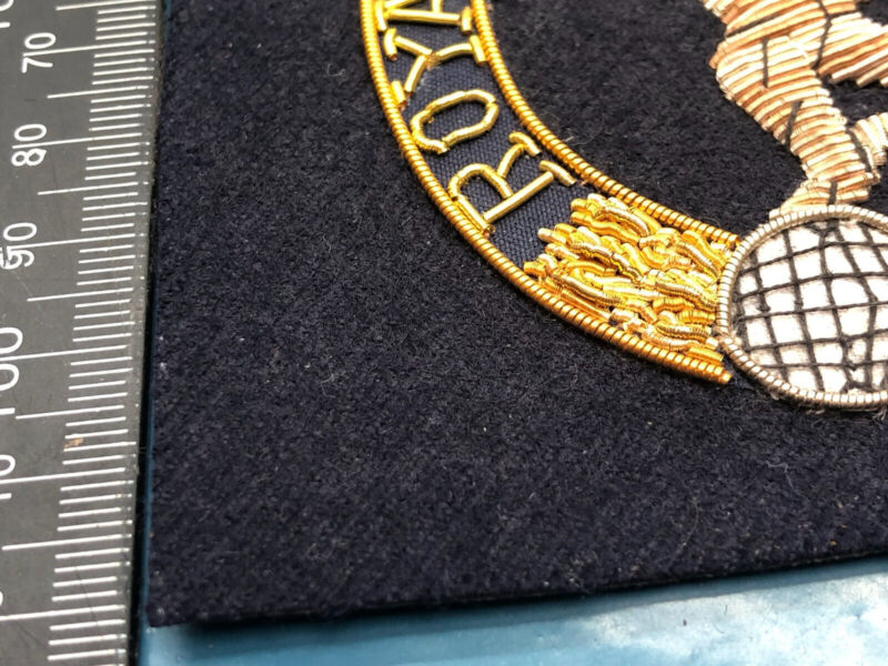 British Army Bullion Embroidered Blazer Badge - Royal Corps of Signals - The Militaria Shop