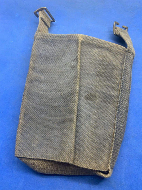 WW2 British Army / RAF 37 Pattern Webbing Water Bottle Carrier Harness 1943 Date - The Militaria Shop