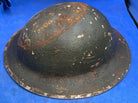 Original WW2 British Army South African Made Combat Helmet Mk2 Brodie - The Militaria Shop