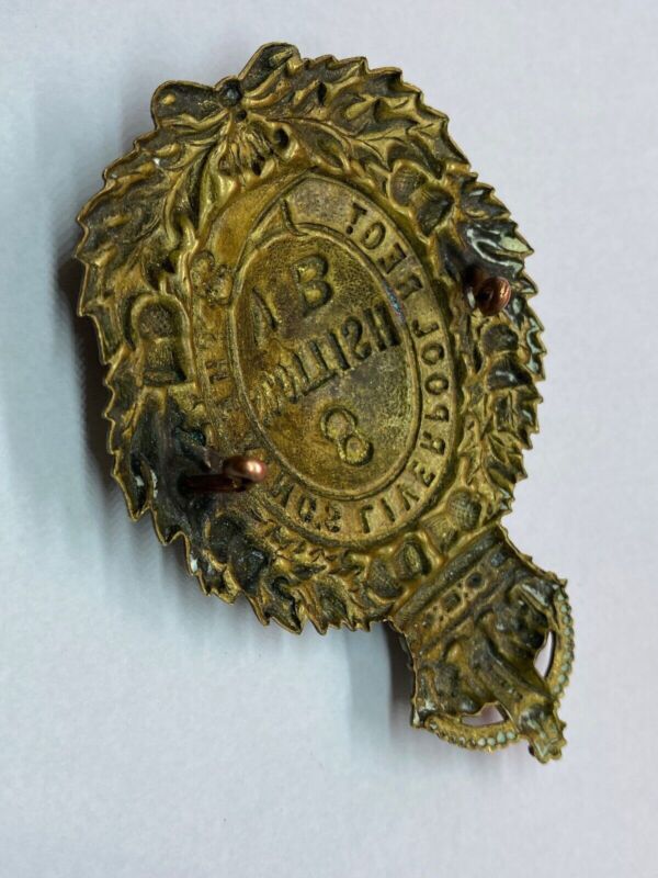 Original British Army KC WW1 8th The King's Liverpool Regiment Vol Btn Cap - The Militaria Shop