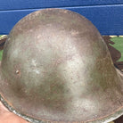 WW2 Canadian Army Mk3 Turtle Helmet - Original Helmet Shell - High Rivet - The Militaria Shop