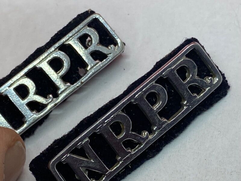 Original British Northern Rhodesian Police Reserve Shoulder Titles - The Militaria Shop