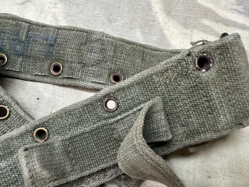 Original WW2 British Army 44 Pattern Soldiers Belt - 36" Waist - The Militaria Shop